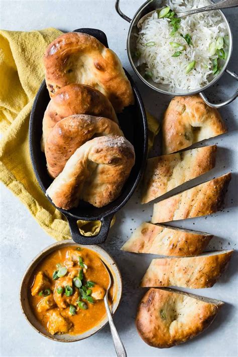 Roll them into balls and set on a floured baking sheet. Garlic Naan | Homemade Bread Recipe | Foodness Gracious ...