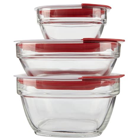Rubbermaid Glass Bowls With Lids