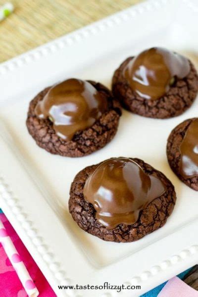 Cookie Dough Brownie Cookies Easy Recipe Topped With Chocolate