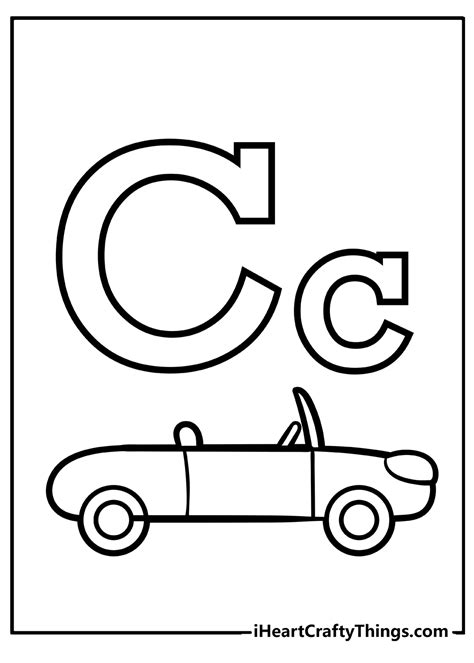 Free Printable Coloring Pages Letter C Printable Form Templates And