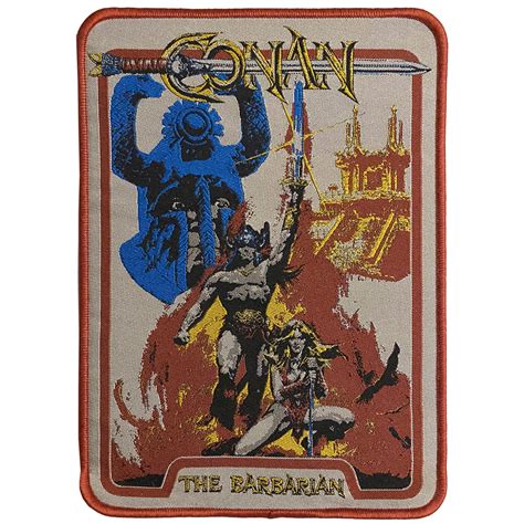 Conan The Barbarian Sew On Large Patch Alt Cvlt
