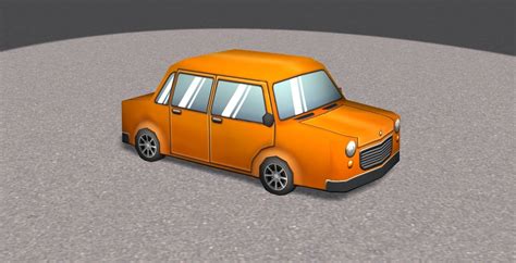 3d Model Cartoon Cars Pack 2 Vr Ar Low Poly Fbx