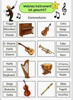 Besonders schön sieht das poster übrigens aus, wenn ihr vom. Musik in der Grundschule: Bildkarten zu Orff- Instrumenten ...