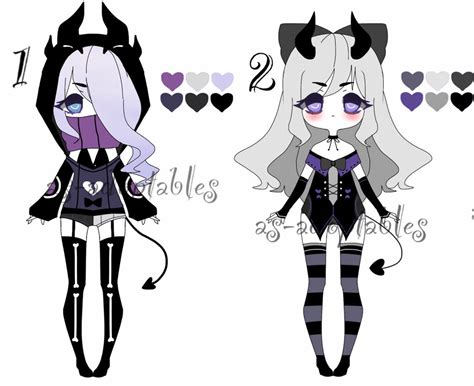 Pastel Goth Adoptable Batch Closed By As Adoptables On