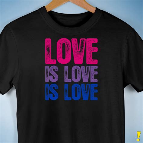 Bisexual Love Is Love Is Love Premium Unisex T Shirt Etsy