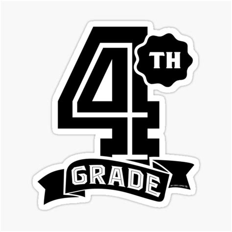 4th Grade Sticker For Sale By Cidolopez Redbubble