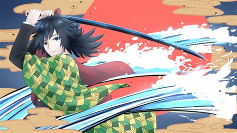 Demon Slayer Wallpaper Giyuu Giyuu Tomioka From Demon Slayer