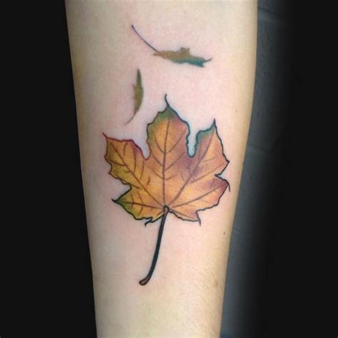 Off The Map Tattoo Tattoos Nature Tree Fall Leaf