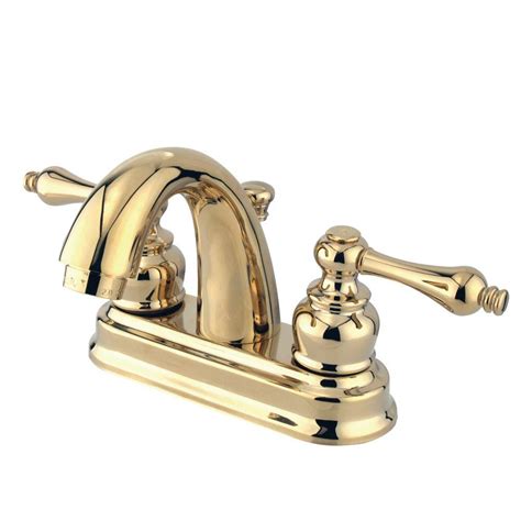 Delta faucet linden 2 handle widespread bathroom faucet with diamond seal technology and metal drain assembly kitchen faucets near me faucet parts fascinating white. Kingston Brass Restoration 4 in. Centerset 2-Handle Mid ...