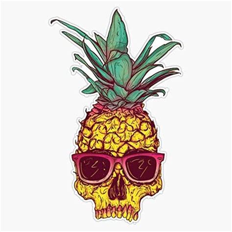 Pineapple Grenade Cool Design Vinyl Waterproof Sticker