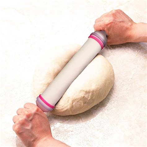 Non Stick Patterned Rolling Pin Fondant Embossed Roller Mold Diy Cake