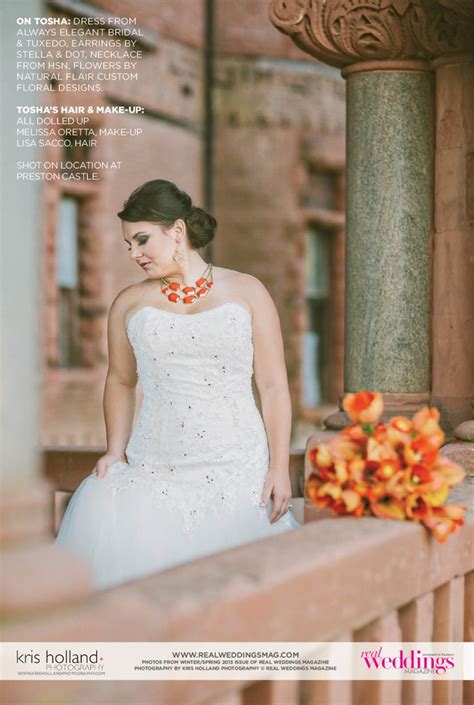 Introducing Tosha Tamantini—one Of Real Weddings Magazines Real Bride Cover Model Finalists