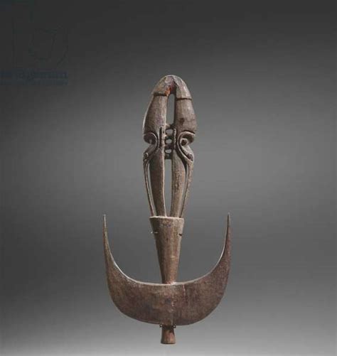 Suspension Hook Samban Iatmul Middle Sepik Papua New Guinea Wood