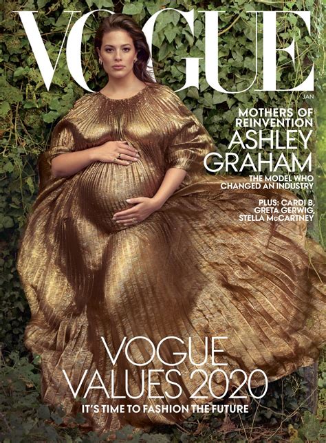 Ashley Graham Vogue Magazine January Issue Celebmafia