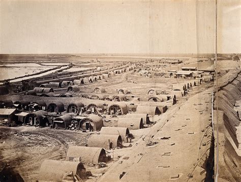 Taku, China: South Taku Fort encampment during the Second China War ...