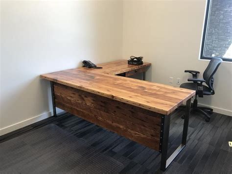 Shop reclaimed wood desks handcrafted by expert craftsmen with quality made to last. L Shaped Desk. Desk With Modesty Panel. Desk With Privacy ...