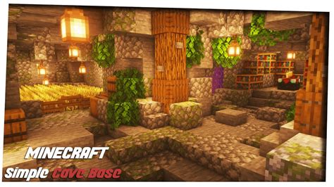 Minecraft Simple Cave Base｜minecraft Timelapse｜how To Build