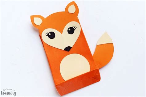Easy Paper Bag Fox Craft For Kids Look Were Learning
