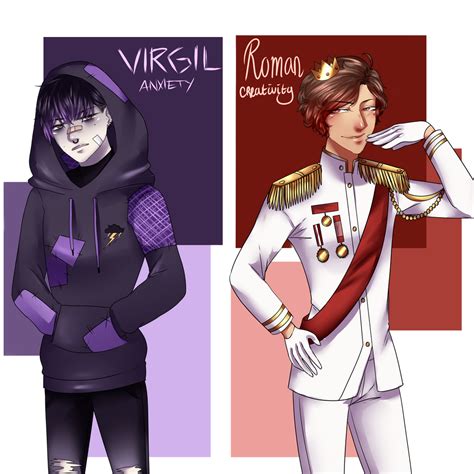 Sanders Sides Virgil And Roman By Mikesenpai On Deviantart