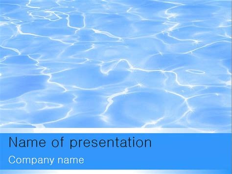 An Image Of Water In The Pool Powerpoint Presentation Templates And Ppt