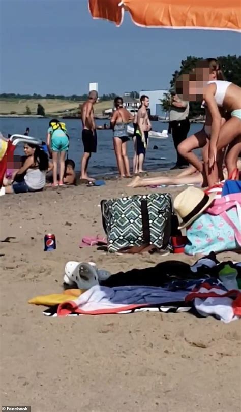 Nude People Have Sex On Beach