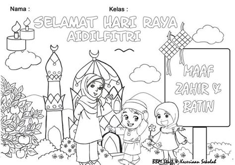 Hari Raya Card For Picture Colouring Alexistecameron