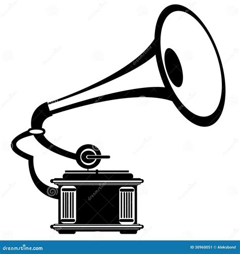 Retro Gramophone Vector Illustration 10684484