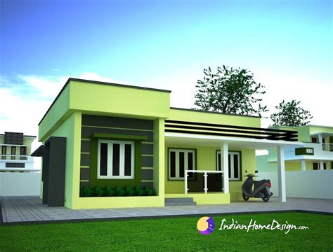 Small Single Floor Simple Home Design By Niyas Indian