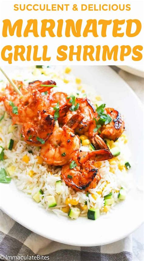 Maybe you would like to learn more about one of these? Marinated Grilled Shrimp - Immaculate Bites