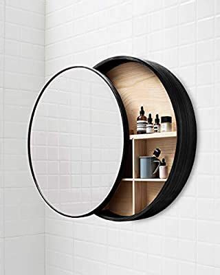 Discover our bathroom mirror cabinets in a variety of sleek designs from our stunning collection. Amazon.com: TinyTimes Round Mirror Cabinet, Round Vanity ...