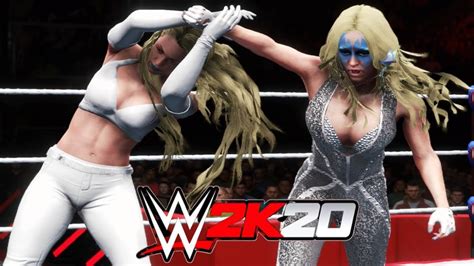 Emma Frost V Dazzler Wwe 2k20 No Holds Barred 2 Out Of 3 Falls Match Youtube