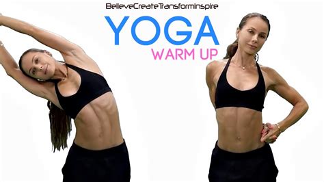 5 Minute Yoga Warm Up Workout At Home Juliette Wooten Youtube