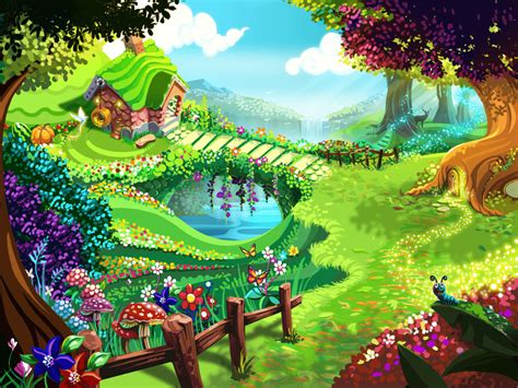 Garden Cartoon Wallpapers Top Free Garden Cartoon Backgrounds