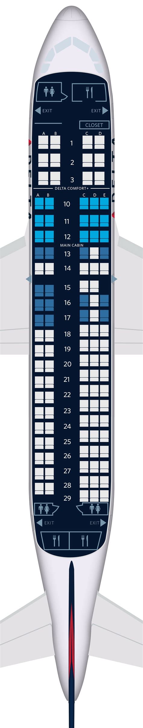 Airbus A Seat Map Egyptair