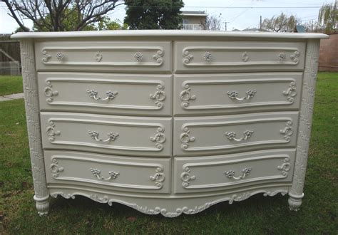 Dresser 5 Drawer Pearl Cottage White Shabby Chicfrench Provincial