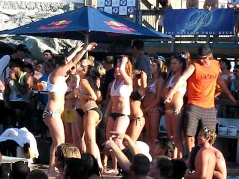 Club La Vela Pool Side Deck Party Wet T Shirt Contest Winner Of The