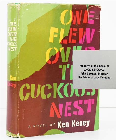 Lot Jack Kerouacs Personal 1st Ed Of One Flew Over The Cuckoos