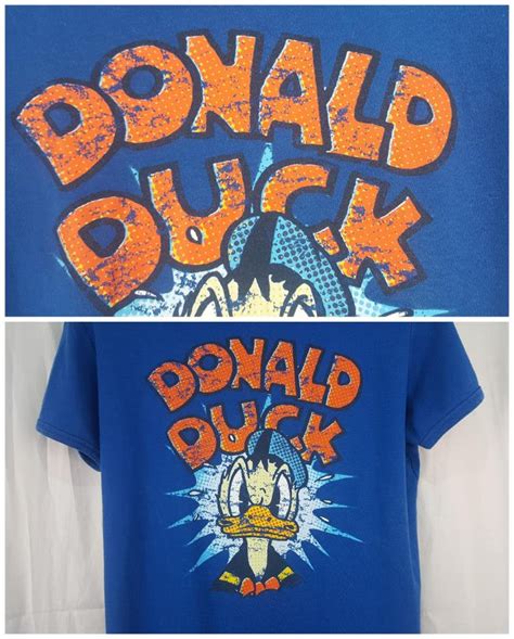 90s Vintage Mens Shirts 90s Donald Duck T Shirt Funny Graphic Etsy