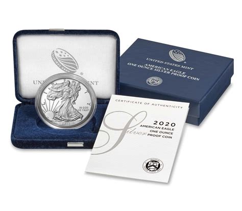 The credit card that pays well to stay well. Final San Francisco-minted 2020 American Silver Eagle Proof coin featuring the classic "Heraldic ...