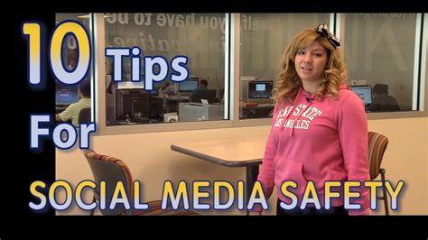 10 Tips For Social Media Safety Youtube