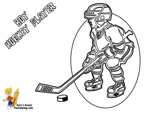 Chicago Blackhawks Goalie Page Coloring Pages