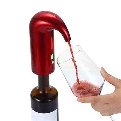 Rechargeable Electric Wine Pourer And Aerator Knead This Ltd