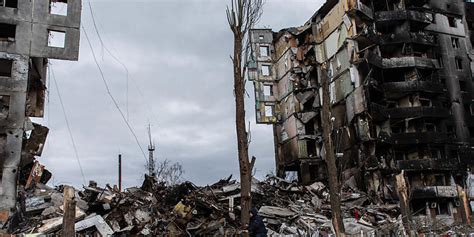 Zerstörung In Borodjanka Bei Kiew Schweizausland