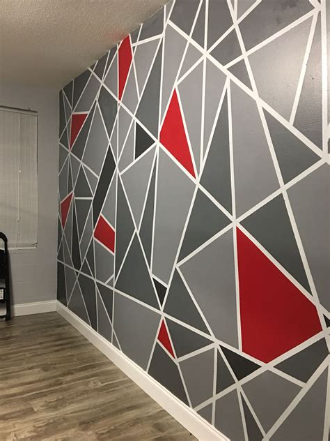 Abstract Wall Design Gray To Decoration