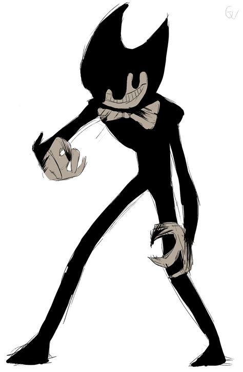 How to draw bendy | bendy and the ink machine. Pin by Bendy Demon on Bendy And The Ink Machine | Bendy ...