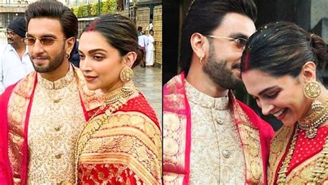 Deepika Padukone Ranveer Singhs First Wedding Anniversary Pictures The Couple Look Like They