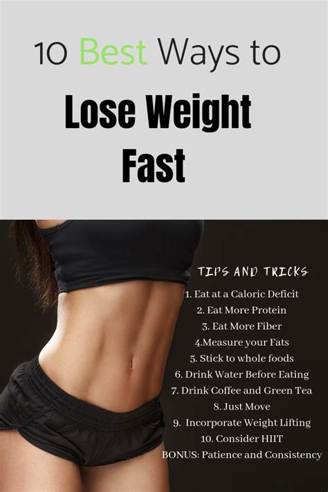 The 10 Best Ways To Lose Weight Fast