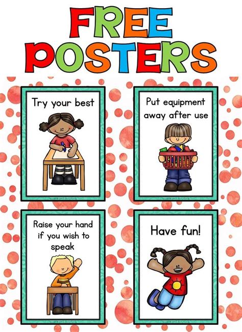 Editable Classroom Rules Posters Free Classroom Decor For Back To