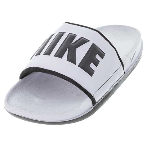 Nike Men S Offcourt Slides Wolf Grey And Black