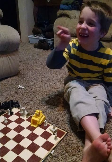 Kid Picture Humor My Son Asked Me To Teach Him Chess He Proceeded To Make Up His Own Rules